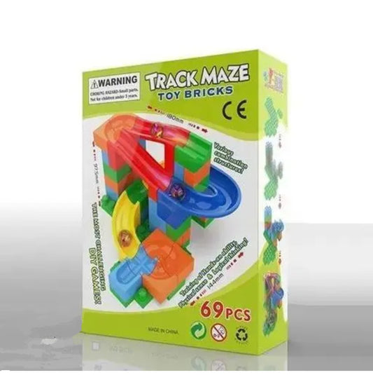 69 track maze toy bricks