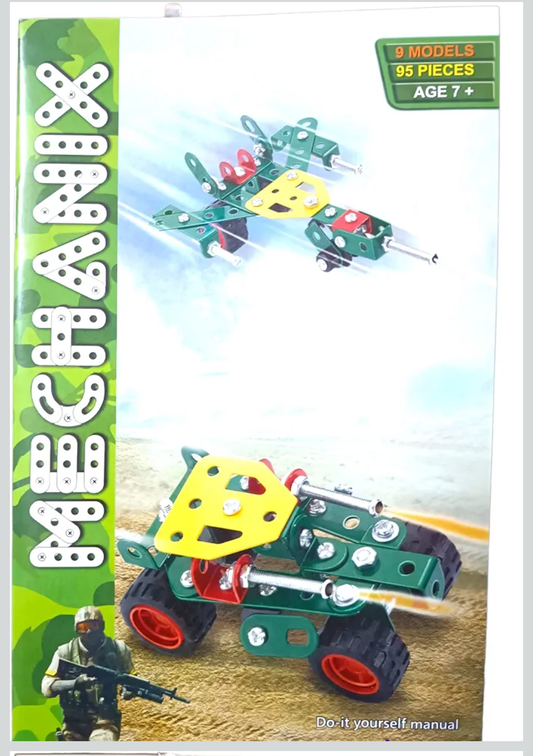 Mechanix Battle Station Engineering System for Creative Kids | Educational Mechanic Kit for Kids