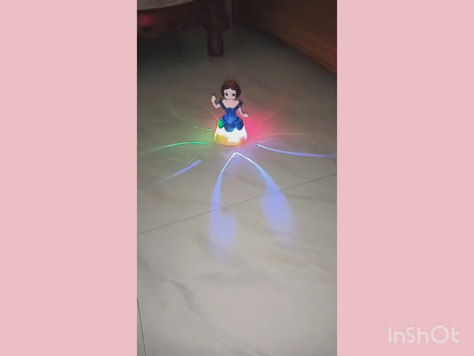 Dancing Angle Doll with Music and Lights. Toy Doll for Toddler Kids, Girls, Boys, Kids. Battery Operated Dancing Doll. (Colour Design May Vary)