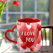 Heart handle Mug